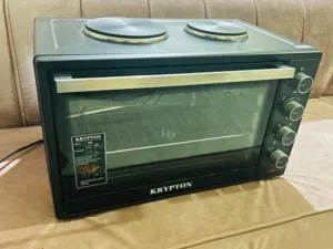 New Krypton 60L Multifunction Electric Oven with 2 Hot Plates – Rotisserie + Convection