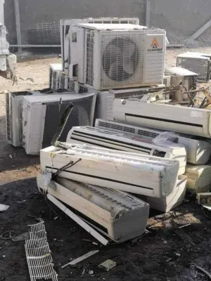 نشتري خردة: المونیم، مكيفات، أسلاك”