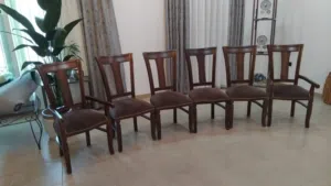 كراسي سفرة 6مقاعد