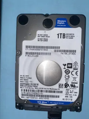 1TB WD Blue 2.5” laptop HDD