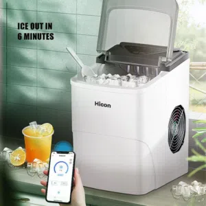 ماكينة صنع الثلج Hicon Ice maker بقوة 105 واط جديدة