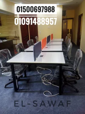 خلية عمل- ورك ستيشن- بارتيشن-مكاتب موظفين-اثاث مكتبي-work station- partiton