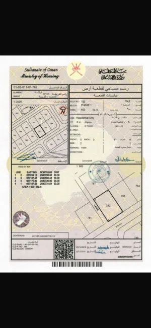 Residential Land for Sale in Muscat Amerat