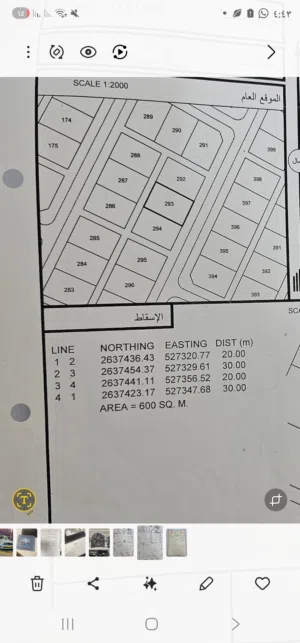 Residential Land for Sale in Al Batinah Suwaiq