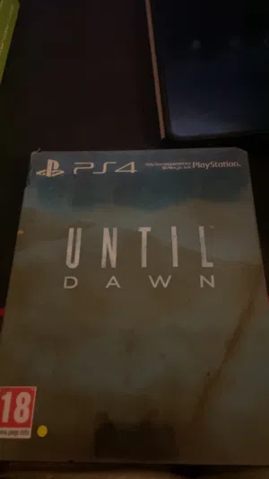 لعبه  Until Dawn الشريط نضيف جدا ولم يستعمل كثيرا وقابل للتفاوض لعبه رعب