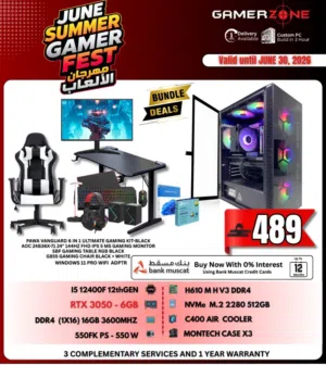 Gaming PC Bundle Deals with Rtx3050