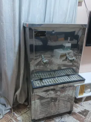 السلام عليكم براد ستيل حنفيتين كلش نظيف وشرط الشغل سعره كلش مناسب