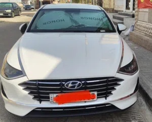 هونداي سوناتا خليجي 2020 ابيض محرك 2500 المرغوب