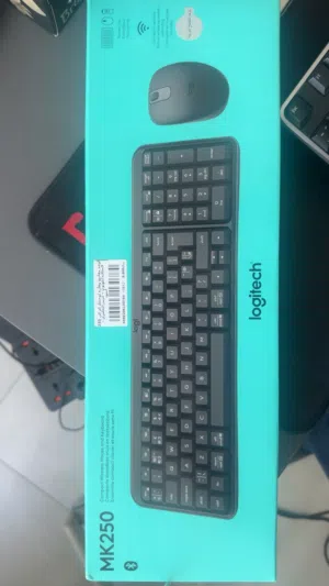 Logitech MK250 Compact Bluetooth Wireless Combo Keyboard & Mouse — Arabic/English — Black