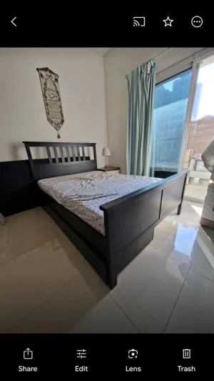 Ikea malm bed frame 140x200 brown