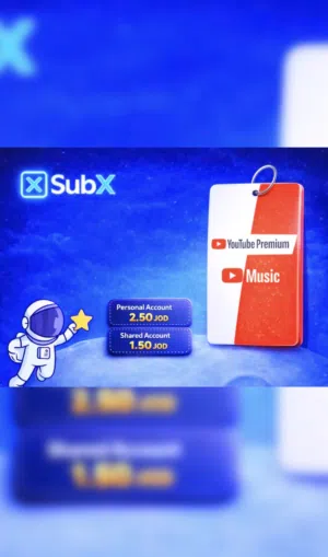 •	يوتيوب بريميوم رخيص جداً – بدون إعلانات + تشغيل بالخلفية + ضمان طول فترة الاشتراك