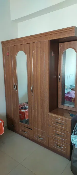 wardrobe 2 units and Reckline chair and sinning table