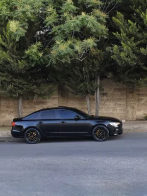 Audi A6 C7 2012 Black-edition بسعر مغري جداً مالك ثالث فحص كرت ابيض بحال الشركة السياره  و مميزة