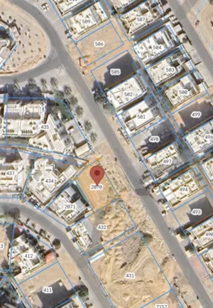 ارض سكنية مميزة في مرتفعات بوشر بواجهة 33.98م