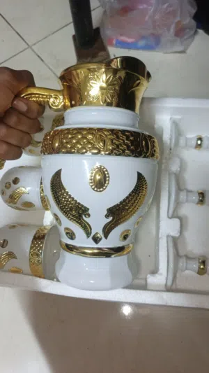 jug and glass