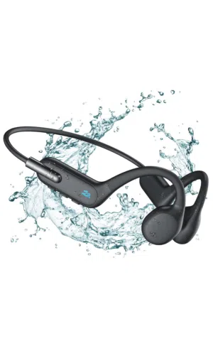 سماعة توصيل عظمي Open Ear - ضد الماء وبلوتوث للرياضة   Open Ear Bone Motion Headphones