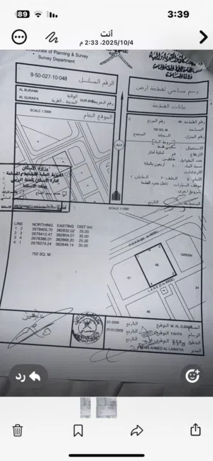 أرض سكنية للبيع