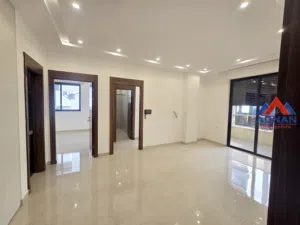 عبدون شقة للإيجار فخمة جديدة لم تسكن مكونه من 2 نوم طابق اول
