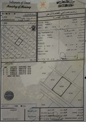 Residential Land for Sale in Muscat Al Khoud