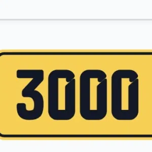 رقم دراجه 3000 رمزين مختلفه