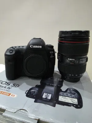 كاميرا كانون 5D مارك 4 Camera Canon 5D Mark IV Lens 24-105 USM II ممتازة لعشاق التصوير الاحترافي
