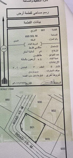 ارضين شبك بجوار جميع الخدمات