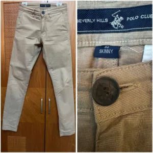 Polo pants. Skinny fit. Waist size 30. Beige color
