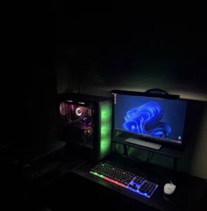 Pc for sale with a monitor 144hz and full setup it is so clean and good