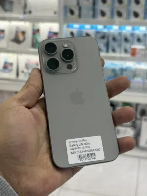 iPhone 15Pro 128GB العرض لمده 48 ساعه فقط