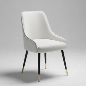 Modern Luxury White Chair / كرسي مودرن فاخر بحالة ممتازة