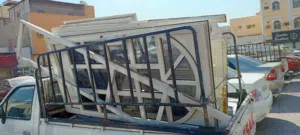 we are buying all kinds of Scrap old aluminum windows door kitchen items steel door windows etc