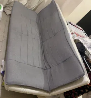 كنب يتحول سرير نظيف استخدام خفيف شبه جديد والجاد فأله طيب