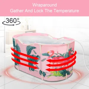 Adults Size Foldable Bath Tub Adult Bath Barrel soaking bathtubs suits 2 adults, Easy use