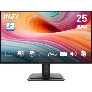 MSI PRO MP251 E2 24.5" IPS 1920 x 1080 (FHD) Monitor, 120Hz, Adaptive-Synch, HDR Ready, HDMI, VGA Po