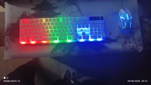 ماوس و كيبورد جيمنج مع اضاءة rgb