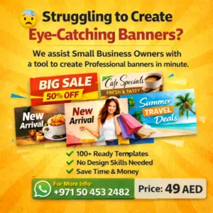 Struggling to create eye-catching banners for your business?