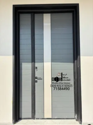 Cladding cast door
