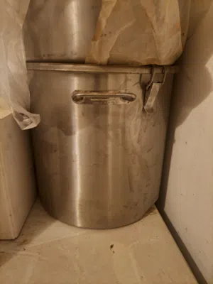 قدر / طنجرة ستيل تركية ماركة Dizdar