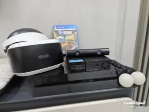 بلايستيشن 4 مع Vr و3 اشرطة للبدل مع نينتندو أو ما يناسب