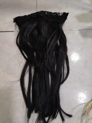 شعر طبيعي 100٪ مشكل وصلات محبوكه