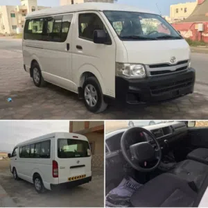 باص تويوتا هايس ممتاز بدون حوادث 14راكب