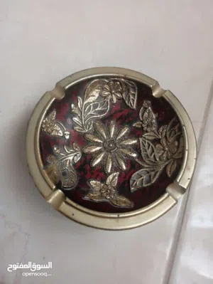 طقم مزهريات خمري ودهبي