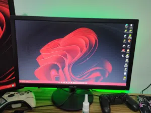 شاشة asus vp228 75 بحالة الوكالة حجم 23 انش بحالة الوكالة للبيع