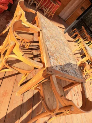 طوايل مع كراسي للبيع