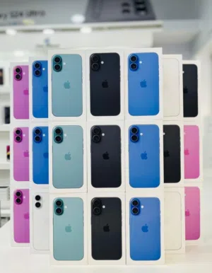 ايفون 16 128 جيجا لون الابيض متوفر كميه محدوده