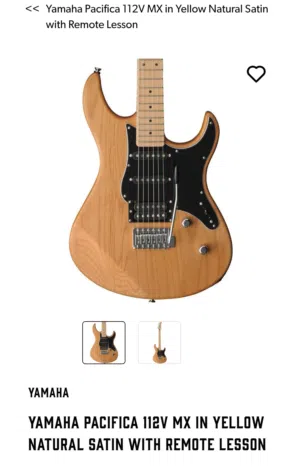 Yamaha Pacifica 112V MX