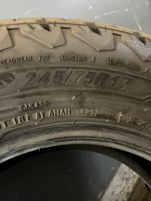 245/75/17  like new used for 2 weeks