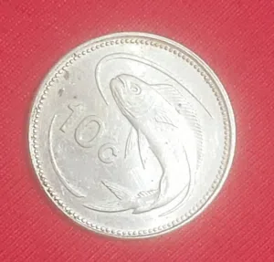 عشره سنت مالطا 1986من النيكل