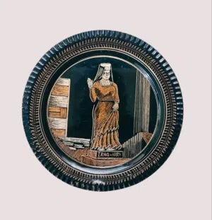 قطعة انتيك نحاسية للملكة سميراميس  قطرها 20 سعرها 70