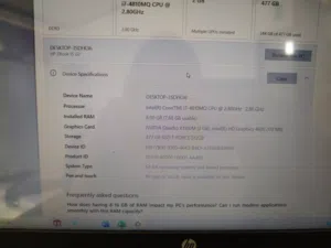 Zbook G2 15" السعر 120 دولار